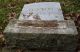 Surname headstone for Alfred Dawson and Augusta Miriam Bridgford
