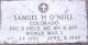 Samuel Henry O'Neill, military plaque