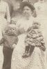 Arabella Jane Allison with her two sons, Arthur Gray and Benjamin Adelbert Gray. 